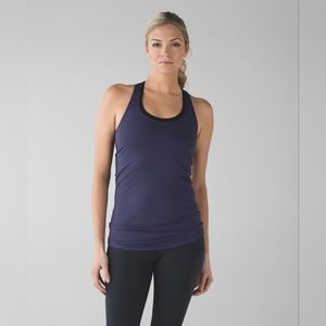 LULULEMON Tank, Cool Racerback Luxtreme Cadet Blue SIZE 2
